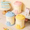 Popular High Quality Durable Box-Shaped PP Piggy Bank Key Lock-Portable Environment-Friendly Saving Money Gift for Desktop Use