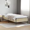 VidaXL Bed Frames Sonoma Oak 90x190 Cm Engineered Wood and Metal, Bed, Guest Bed, Single Bed, Bedroom Furniture At 844987