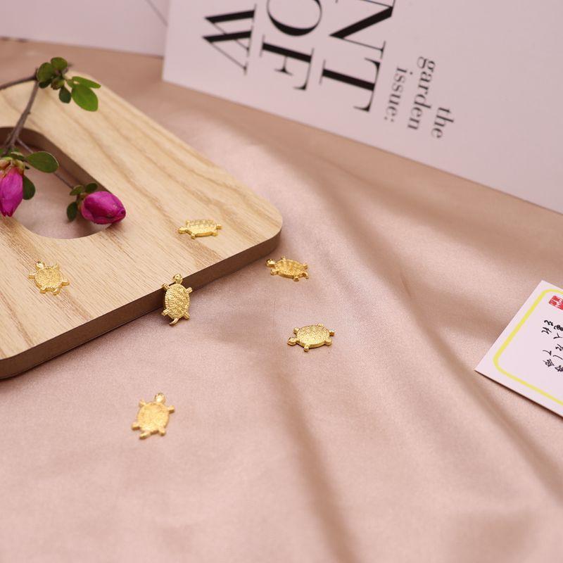 10 шт., денежная черепаха, храм Асакуса, маленькая золотая черепаха, охраняющая молящуюся, удачное украшение дома, счастливый подарок