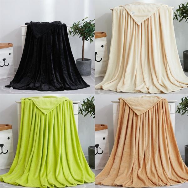 Двусторонний флисовый плед