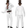 Christmas White Snowman Cosplay Performance Outfits Women Men Long Sleeve Clothes With Hat Xmas Belt Costume Set