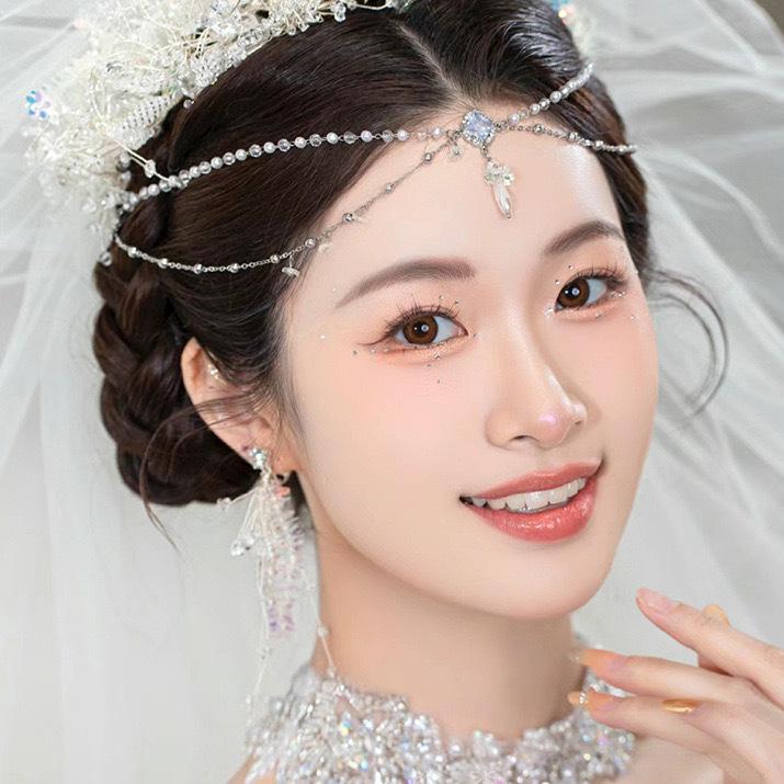 Этнический стиль, Экзотический стиль, Головной убор, Женская подвеска для бровей, Лоб, Богемные аксессуары, Старинная одежда, Цепочка на голову в стиле западных регионов, Фея