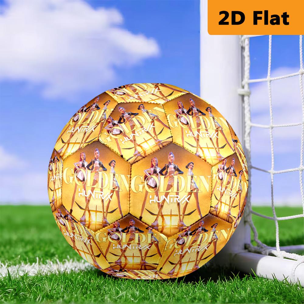 Golden Hustle: Elegance Motion Soccer Ball Suitable for both training and competition High elasticity Wear-resistant and slip-resistant