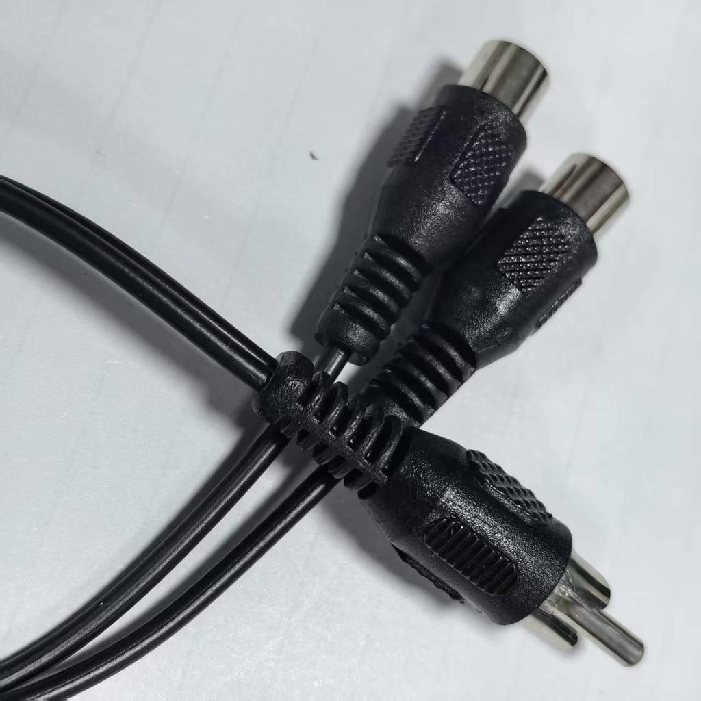 0.25m RCA Male to Dual RCA Female Audio Adapter Cable