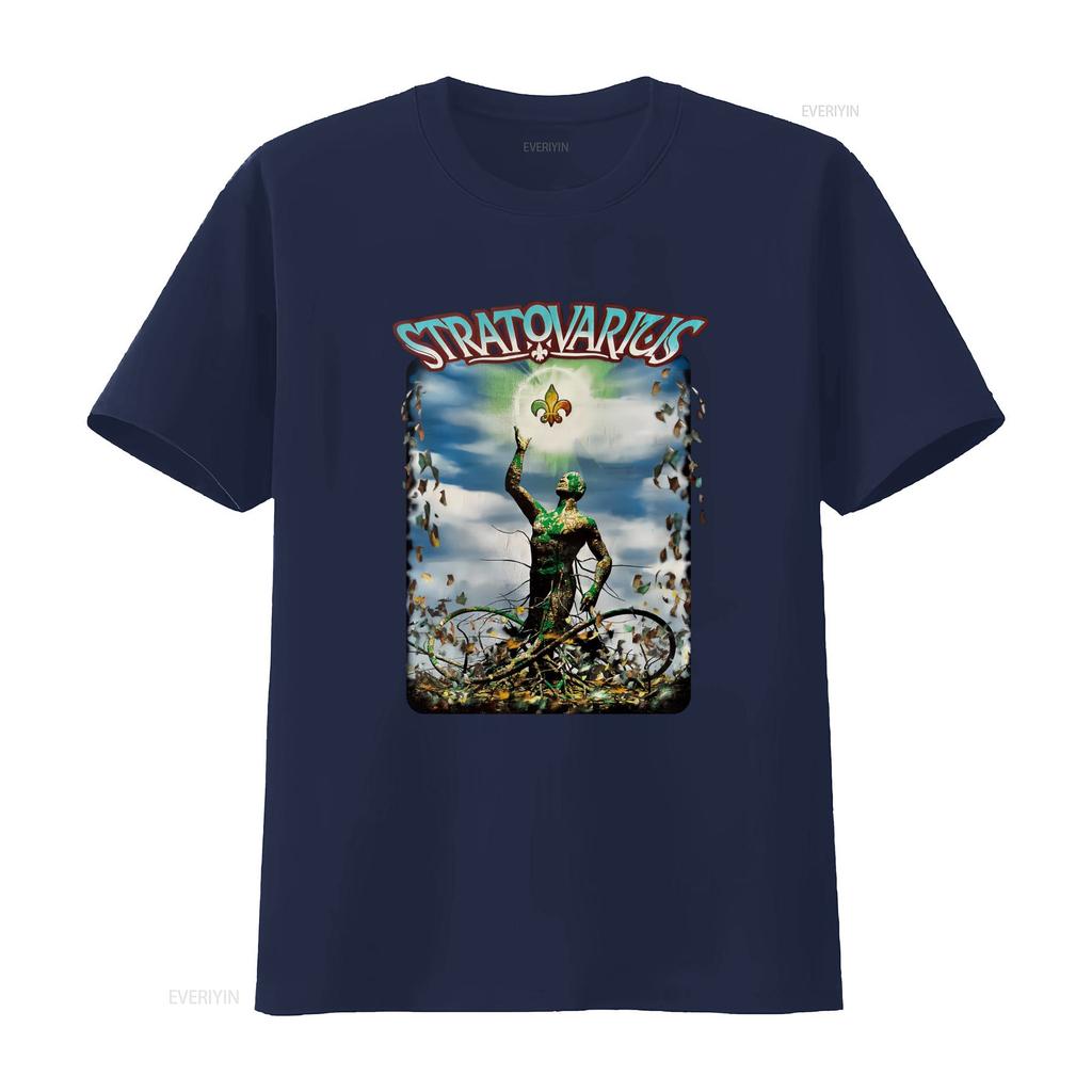 Retro Stratovarius Black Cotton All Size S 5xl For Fan T Shirt Hru348 Vintage Washed Fashion Streetwear Designer Clothes Soft