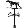 Animal Weather Vane Roof Weather Vane Hollow Wind Direction Indicator Metal Dog Roof Decoration for Outdoor Garden Roof Paddock