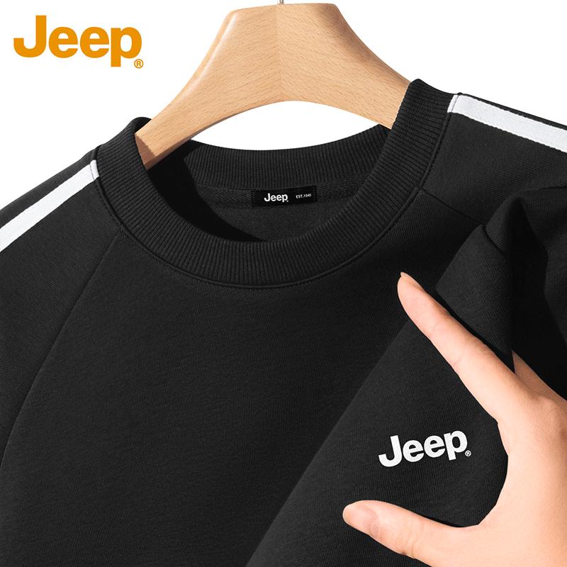 JEEP Men's American Heavyweight Pullover Sweatshirt