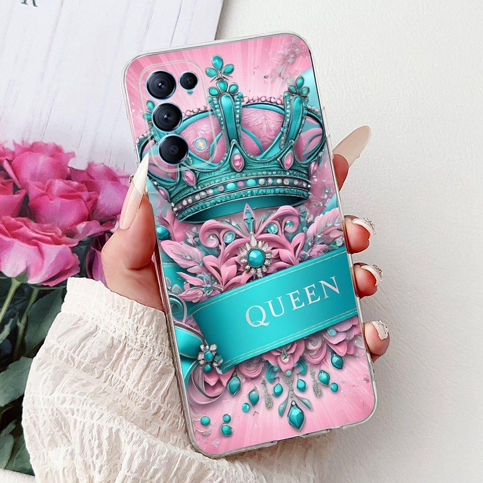 For Oppo Reno5 5G Case Stylish Flower Butterfly Soft Silicone Case For Oppo Reno5 Reno 5 K 5K Cases CPH2145 Cover Coque Bumper