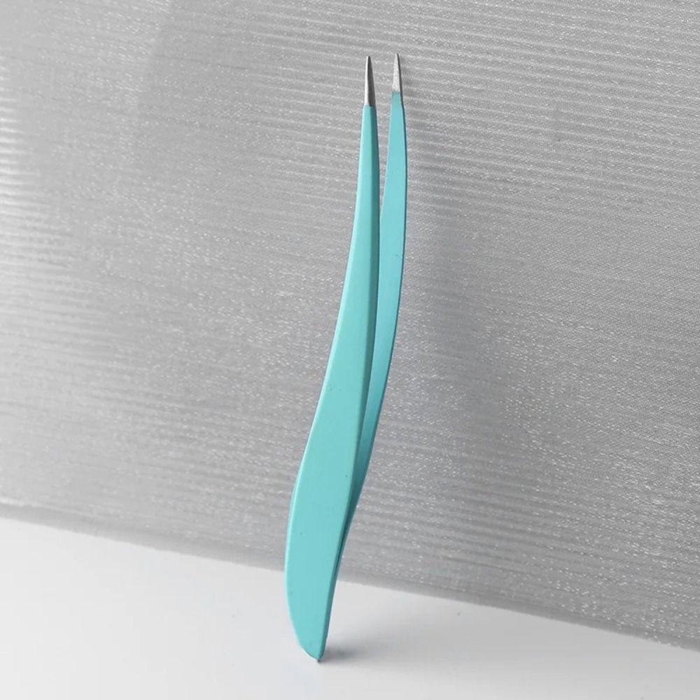 Пинцет для наращивания ресниц Пинцет для бровей Удаление волос Бороды Маникюр с заостренным кончиком