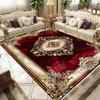 European Luxury Carpet for Living Room Classic Home Decor Rugs Bedroom Bedside Rug Non-slip Lounge Coffee Table Mat Washable