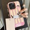 Чехол для телефона iPhone 11 13 XR XS Max, чехол для iPhone 12 14 15 16 Pro Max 12 Pro 15 Plus, кожаный, окрашенный, водонепроницаемый, устойчивый к падениям и износу, мультяшный