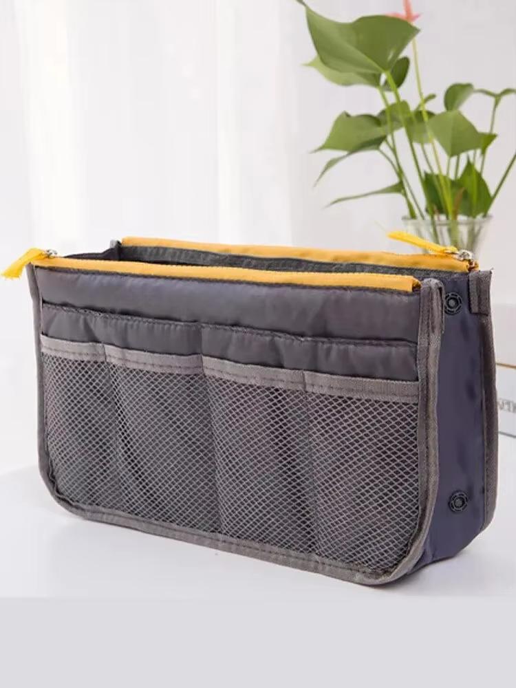 Xiaomi HOMEFISH Multi Pocket Portable Cosmetic Storage Bag, Large Capacity Double Zipper Travel Mommy Toiletry Bag