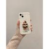 Рождественская елка с брызгами чернил, подходит для iPhone 16, чехол для мобильного телефона Apple 14 ProMax, защитный чехол 12/15, силикон 8P/11
