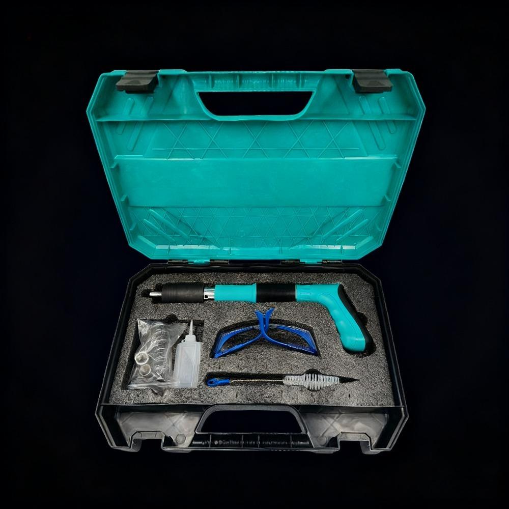 Глушитель пушки, гвоздезабивной пистолет, крепеж для стен, гвоздевое крепление кабельного лотка, подвешивание карточки, установка трубного хомута, потолочный артефакт