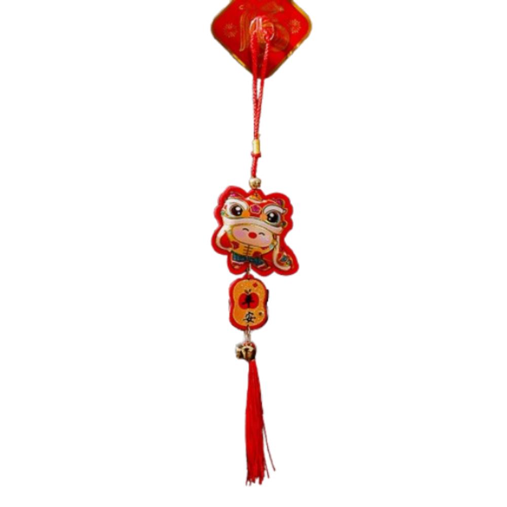 Creative Spring Festival Decoration Pendant Reusable New Year Ornaments Red Lantern String Home