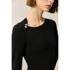 LILY wool waist cinching A-line dress