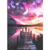 5D алмазная живопись Приморский пейзаж полная круглая дрель Алмазная вышивка картина горный хрусталь закат пейзаж мозаика Настенный декор