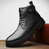 Осенне-зимние мужские ботинки для мужчин 2022 года, новейшая мода, ретро, офисные, удобные, прочные, подошва, мужские повседневные ботинки, брендовые, на шнуровке, мужские ботинки