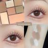 Lijieyou Seven-Color Playful Makeup Eyeshadow Palette with Glitter and Highlighter in Earth Tones