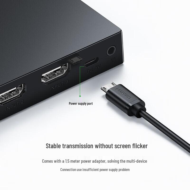 Ugreen 4K HDMI-переключатель 5 в 1