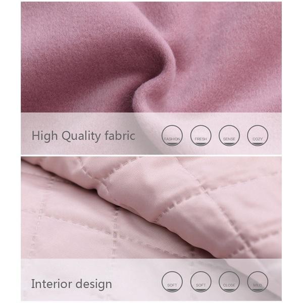 Осенне-зимнее модное утепленное шерстяное пальто с большим меховым воротником для девочек, длинная куртка, топы, розовое шерстяное пальто, детская одежда