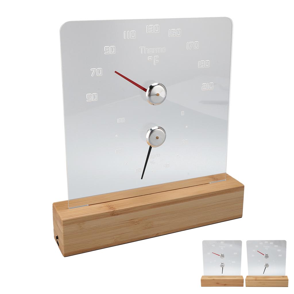 2 в 1 датчик температуры сауны гигрометр с белой светодиодной подсветкой измерение влажности температуры для