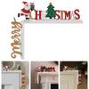 Wooden Door Frame Decoration Santa Claus Christmas Decoration New Door Pendant  Home