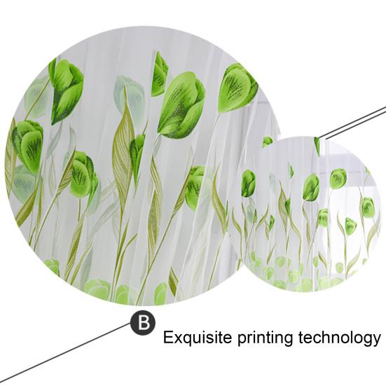 Оконный экран, анти-выцветание, многоразовый, 2 размера, изящный оконный перспективный тюль, украшение для дома