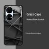 Чехол для Huawei P50 Pro P50E P 50 Роскошный закаленный стеклянный чехол для телефона Huawei P50 E Задняя крышка Модный защитный чехол P50Pro