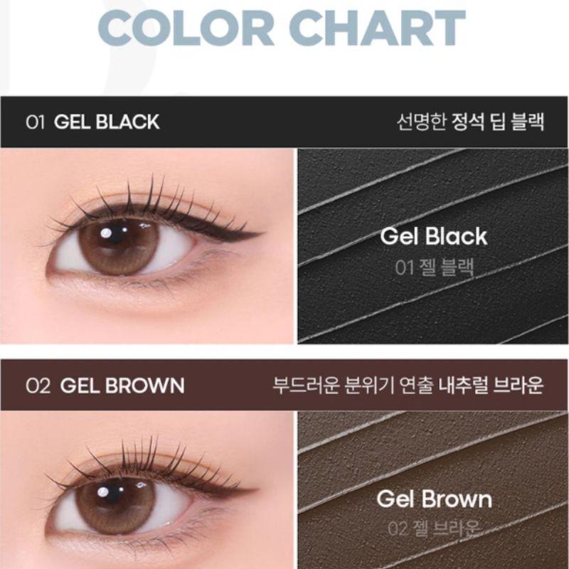 BONCEPT Gel Eyeliner 3.5g – Smooth & Defined Long-Wear Eye Liner | 3 Shades