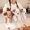 Cute Sleeping Puppy Doll Plush Toy Big Dog Doll Girl Sleeping Soothing Ragdoll Birthday Gift