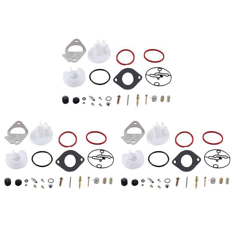 3X Carburetor Rebuild Kit For Briggs & Stratton Quantum 796184 796081 790727 High Quality Carburetor Multi-Accessories