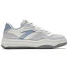 Anta Simple Versatile Wear-Resistant Lightweight Low-Top Skate Shoes Women Sneaker White Gray Blue 922528077-2