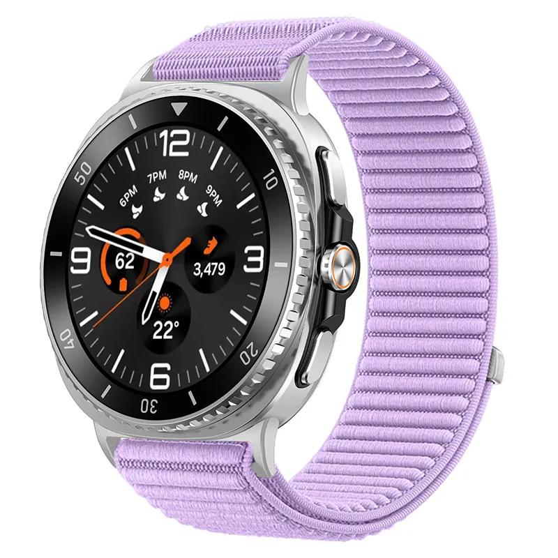 Нейлоновый ремешок для Samsung Galaxy Watch 8 40/44мм, регулируемый сменный ремешок-браслет для Watch 8 Classic 46мм, аксессуары для ремешка
