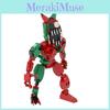 Red Monster Green Assembly Building Block Children Toy Model Desktop Ornament