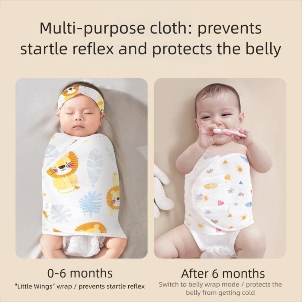 Хлопковое одеяло-пеленка для новорожденных против испуга, обертывание, мягкий спальный мешок для младенца