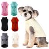 Pet Clothing Winter Warm Sweaters for Small Medium Dogs Turtleneck Knitted Puppy Cat Sweater Vest Chihuahua Yorkie Coat Jacket