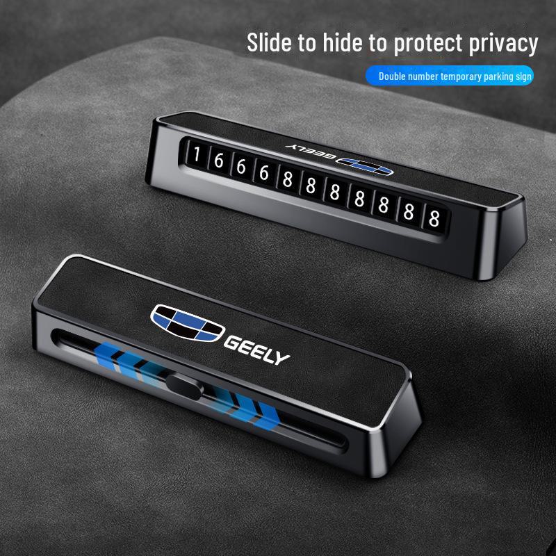 Автомобильная табличка для мобильного телефона Geely: Boyue L, Xingyue, Dihao, Binyue, 2024 Украшения для номерных знаков и автомобильные аксессуары.