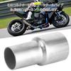 Адаптер-переходник для выхлопной трубы мотоцикла Соединительный узел выхлопной трубы Материал нержавеющая сталь 38мм/51мм Износостойкий