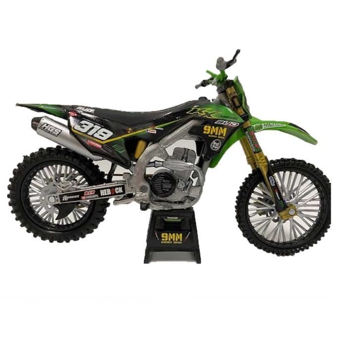 Moto Miniature - Kawasaki - Bud Racing 250 KXF N°319 - Échelle 1/12 - Pour enfants - Mixte