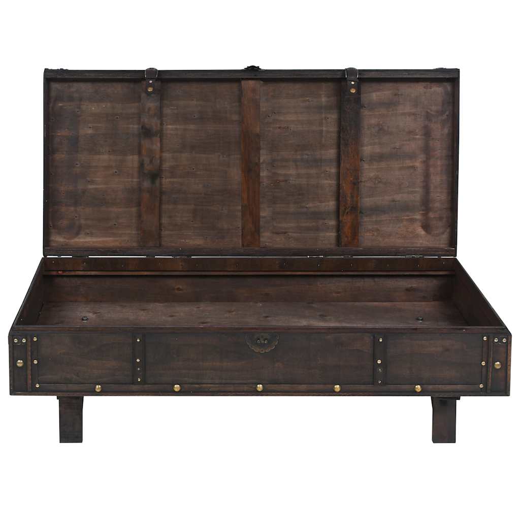 Coffee Table Plywood Vintage Style 120 x 55 x 35 cm
