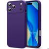 Protective Case - BOOLING - for iPhone 17 Pro Max - Liquid Silicone Slim Soft Matte Dark Purple