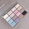 DIKALU 16-Color Eyeshadow Palette: Ice Blue, Olive, Blue-Purple, Earth Tone Blushes