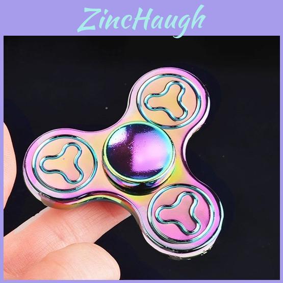 Versatile Real Metal Rainbow Fidget Spinner For Adults And Kids With Timeless Design