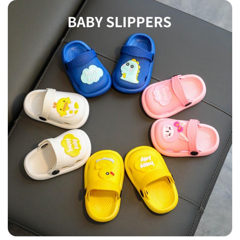 Children's Slippers Summer New Cute Cartoon Girl Baby Shoes Boys' Soft Sole Non Slip Home Bathroom Cool Slippers