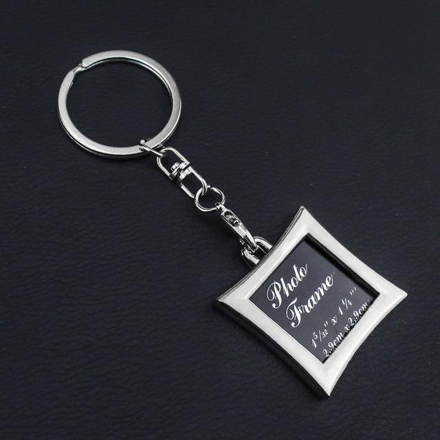 Брелок в форме сердца, семейная фоторамка, подарок на День святого Валентина девушке или парню, сувенирные подарки, брелок, ювелирные изделия, свадебные сувениры