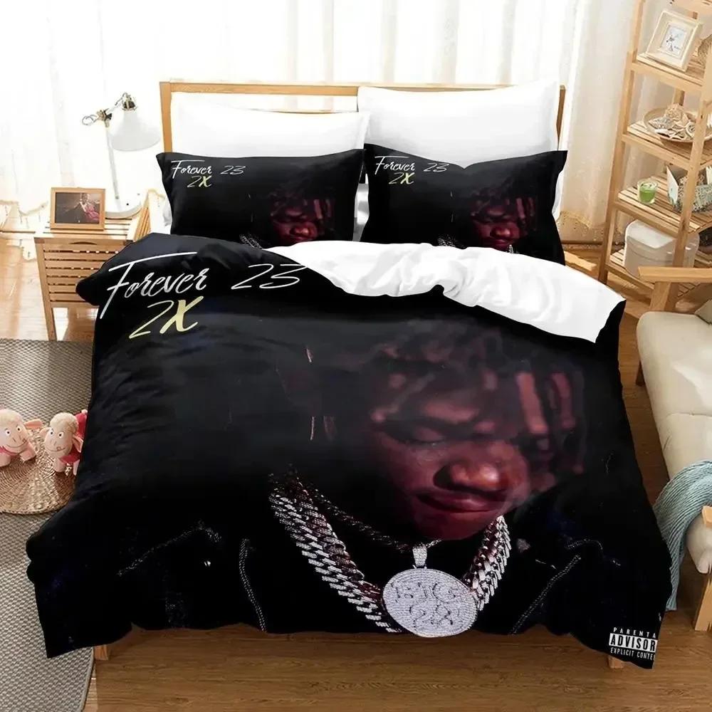 Rip Jaydayoungan Rapper Bedding Set Boys Girls Twin Queen Size Duvet Cover Pillowcase Bed Kids Adult Fashion Home Textileextile