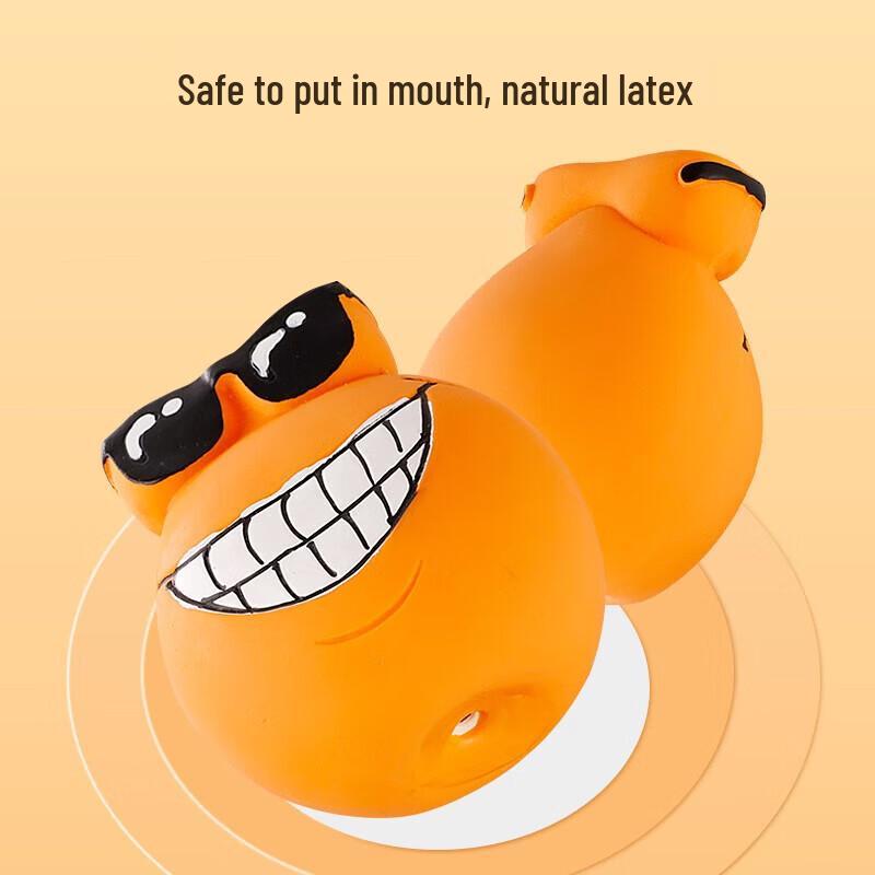 Petlimit Bite-Resistant Monster Mouth Dog Toy Ball