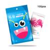 100pcs Children Disposable Gloves Thickened PE Plastic Multipurpose Kids Dining Gloves for 6 To 12
