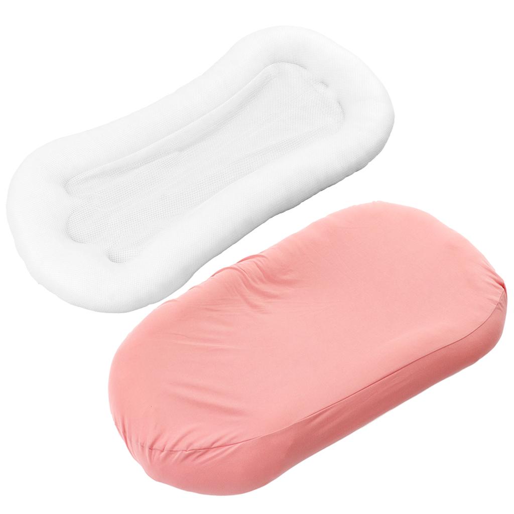 Baby Nest Pillow Ergonomic Soft Touch Skin Friendly Easy Clean Baby Lounger Pillow for Boys Girls